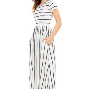 Striped maxi dress